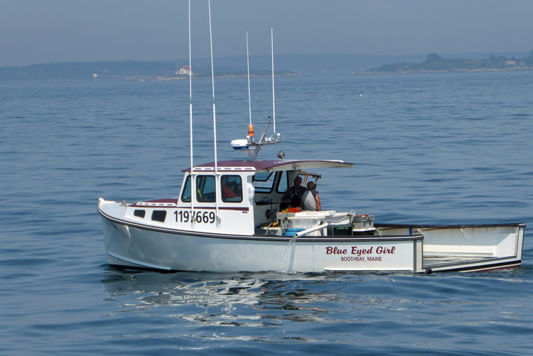 Working Fishing Boa...oOpen transom makes it easier to haul in catch