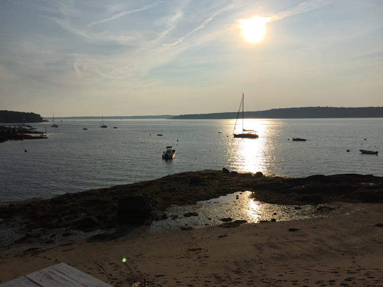 Sunrise over Linekin Bay